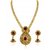Zaveri Pearls Set Of Two Antique Gold Haram Necklace Set- ZPFK6015