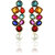Zaveri Pearls Set Of Two Ethnic Earrings - ZPFK6020