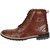 Fausto Men Brown Lace-Up Boots
