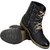 Fausto Men Black Lace-Up Boots