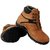 Fausto Men Tan Lace-Up Boots