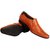 Fausto Men Tan Slip On Formal Shoes