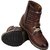 Fausto Men Brown Lace-Up Boots