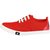 Fausto Men Red Lace-Up Casual Shoes