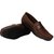 Fausto Men Brown Lace-Up Casual Shoes