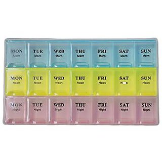 Buy Tablet Storage Monday To Sunday Pill Box Organizer Online 180 From Shopclues
