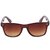 Fashno Brown UV Protection Wayfarer Unisex Sunglasses
