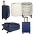 Timus Morocco Spinner 55  65cm  4 Wheel Trolley Suitcase Travel Luggage Expandable Cabin and  Check-in Luggage (Blue)