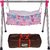 Parlna Indian Style Fully Folding Stainless Steel Baby Cradle with Cotton Hammock