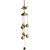 40cm big almunium made wind chime. ringing bells. for home decor gift item