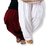 SANGEES White  Maroon Stunning Set of 2 Cotton Patiyala Salwar