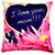 Welhouse gift for I love u Mom Floral design cushion cover VLCU-008