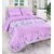 Surhome Printed Double Bedsheet With 2 Pillow Covers.