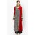 Netanya Self Design Women's Kurti  (Red)