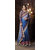 Styloce Multicolor Georgette Embroidered Saree With Blouse