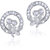Shiyara Jewells Sterling Silver  Butter Flirt Earrings With CZ Stones For Women(ER00707P)