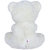 Ultra White Teddy Bear Soft Toy with Yellow Rose Flower - 32cm