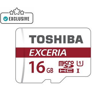                       Toshiba Exceria M302 16GB Micro SD Card (With Adapter) 90 MB/s 4K                                              