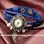 i DIVA'S New Leather Women's Watch Bracelet Ladies Watch - Blue
