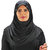 Parvin Ria108 Black Hijab