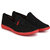 Knoos Men's Black, Red Canvas Nagra Sneakers