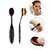 Looks United Makeup Powder Concealer Oval Blending Foundation Brush ( Pack of 2 )