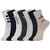 DUKK Men'S Multicoloured Ankle Length Cotton Lycra Socks (Pack Of 7)