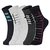 DUKK Men'S Multicoloured Ankle Length Cotton Lycra Socks (Pack Of 5)