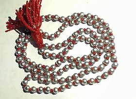 100 Pure Parad Mala 108 +1 Beads (2-3mm) for Pooja