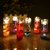 6thdimensions Perfect Size Shot Candle Glass 8cm Multicolor Candle (Pack of 12)
