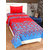 BSB Trendz 3D Printed Single Bedsheet With 1 Pillow Covers