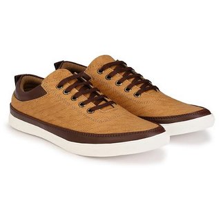 brown sneakers white sole
