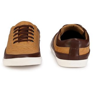 brown leather shoes with white sole