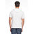 Demokrazy Men's White Round Neck T-Shirt
