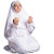 Parvin Women's Pure Cotton White Prayer Dress 1065