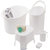 Varmora ultramorden design Bathroom Accessories 6 Pcs Set White (Oval Bucket 17.5 ltr,  Oval Mug1 ltr,  Soap Dish,  Comfort Stool, Round Waste Container White