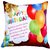 Valtellina baloon design Happy Birthday cushion cover VLCU-009