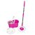 Skyclean 360 Degree Rotation Steel Mop - Pink
