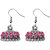 The99jewel By Jewelmaze Silver Plated Pink Austrian Stone Jhumki Earrings - 