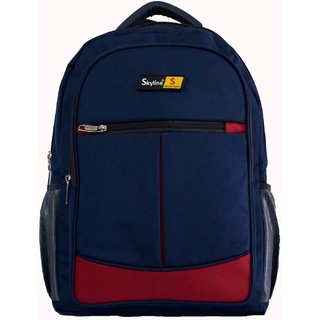 Skyline Laptop Backpack-Office Bag/Casual Unisex Laptop Bag-With Warranty-813-Blue