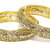 Zaveri Pearls Ethnic Gold Plated Openable Bangles - ZPFK5917
