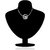 Om Jewells Silver Rhinestone Heart In Love Ring Pendant For Women - Pd1000809C