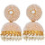 Angel In You Exclusive Golden White Earring Set / S 3288