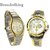 i DIVA'S  ROSARA COMBO WATCHES GOLDEN  Couple Watches  By japan