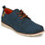 Ramzy Men's Blue Lace-up Smart Casuals