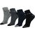 Neska Moda Premium Men Terry Cotton Multicolor 4 Pair Ankle Length Socks
