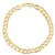Shining Jewel 24K 8 inches Gold Plated Imported Quality Cuban Style Link Bracelet for Men  Women (SJ3058)