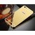 BBR Luxury Aluminum Metal Bumper With Mirror Back Cover Case For Vivo V5 (Gold)