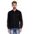 Celio Men Black solid Cotton Polyester Sweatshirt