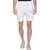 Vimal-Jonney White Cotton Blended Shorts For Men